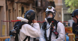 Localitzats tres accessos a refugis antiaeris de la Guerra Civil al carrer del 26 de Gener de 1641, a Sants-Montjuïc