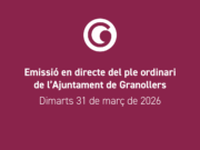 Dimarts 31, ple ordinari del mes de març