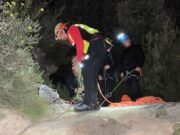 Rescat nocturn d’urgència a prop de Granollers: tres persones atrapades fent barranquisme