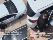 VÍDEO | Caçat a l’aparcament del Circuit de Barcelona-Catalunya després de rebentar vidres de cotxes i robar a l’interior