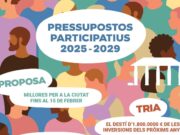 El 15 de maig s'obre la fase de votació dels projectes finalistes dels Pressupostos Participatius 2025-2029