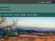 L’Ajuntament d’Argençola inicia el seu nou portal web institucional amb la col·laboració de la Diputació